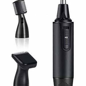 鼻毛カッター エチケットカッター はなげカッター 【3in1/鼻 髭 眉 耳 ボディに適用/スライド式スイッチ】 男女兼用