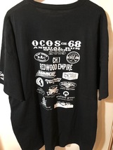 大きいサイズ★USA古着 ドクロ スカルプリントTシャツ GRAPETOWN RIDERZ 黒 ブラック PORT COMPANY 4XL_画像4