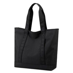 トートバッグ メンズ レディース 大容量 大きめ 黒 ブラック ナイロン 高品質 シンプル 無地 カジュアル マザーズバッグ 旅行
