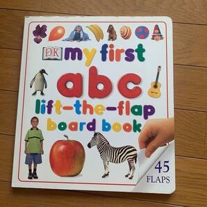 my first abc lift - the - flap board book English 絵本