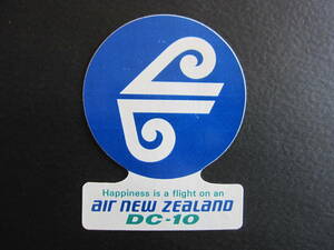 ニュージーランド航空■AIR NEW ZEALAND■DC-10■マクダネル・ダグラス■ステッカー■1970's