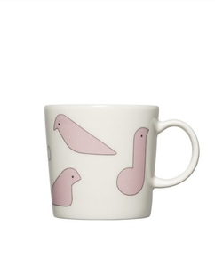  mina perhonen iittala new goods unused mug bird pink 