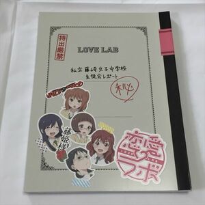 P44962 ◆恋愛ラボ　小冊子 送料180円 ★5点以上同梱で送料無料★