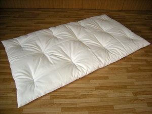  worker handmade cotton 100%. daytime . mattress unbleached cloth 