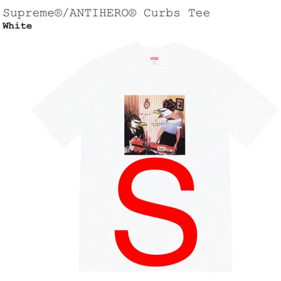 ブランドのギフト 新品未使用 Supreme ANTIHERO Dog Tee White Tシャツ