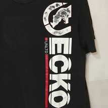 zcl-04♪アメリカ古着エコーアンリミテッド ECKO UNLTD Tシャツ USサイズ－XL ブラック_画像2
