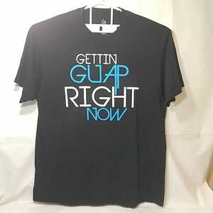 zcl-04♪アメリカ古着 STATE OF MIND GETTIN GUAP RIGHT プリントロゴ Tシャツ USサイズ－2XL ブラック