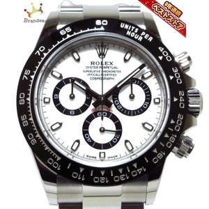 ROLEX(ロレックス) 腕時計■美品 コスモグラフデイトナ 116500LN メンズ 白