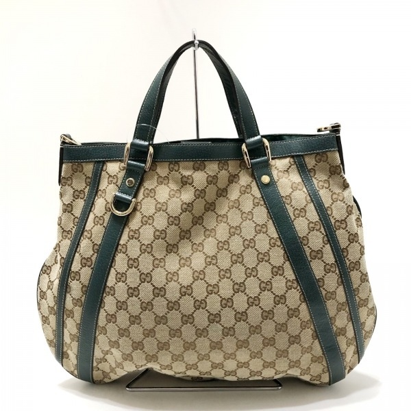 GUCCI】グッチ トートバッグ アビー レザー×ジャガード kajuen.net