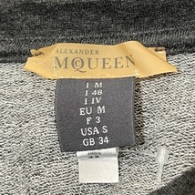 アレキサンダーマックイーン ALEXANDER McQUEEN 七分袖カットソー - ダークグレー レディース クルーネック 美品 トップス_画像3