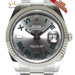 ROLEX(ロレックス) 腕時計■新品同様 デイトジャスト41 126334 メンズ スレートローマ
