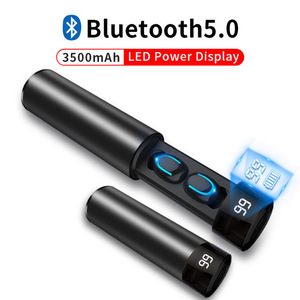 Q67 TWS ワイヤレスイヤフォン 3D ステレオミニ Bluetooth ヤホン5.0 デュアルマイク防水オートペアリングヘッドセット