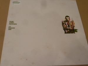 LP ★ Manic Street Preachers "Let Robeson Sing" Manic Street Prechers