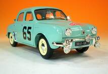 NOREV 1/18 RENAULT DAUPHINE MONTE CARLO 1958　ルノー ドーフィン モンテカルロラリー No.65 ノレブ　ゆうパック送料着払い_画像5