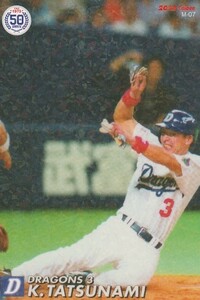 カルビー 2022プロ野球チップス第2弾 M-07 立浪和義(中日) 復刻カード