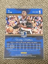 Panini NBA court kings 2015-16 Wesley matthews 直書きサインカード 60シリ_画像2