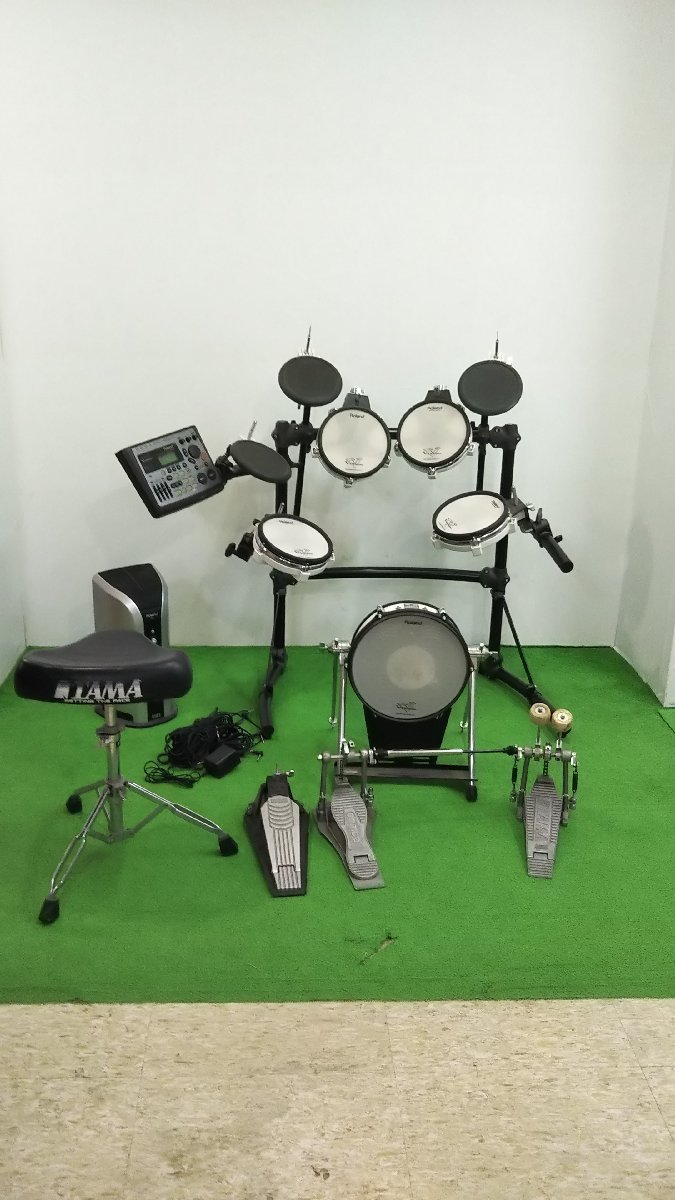 おまけたく ヤフオク! - 値下げします 中古V-Drums ローランドTD-8+