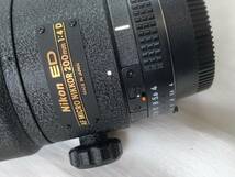 □1032080/ Nicon Ai AF MICRO NIKKOR 200mm F4D IF-ED ニコン 望遠マイクロレンズ 極美品 外箱傷みあり_画像9