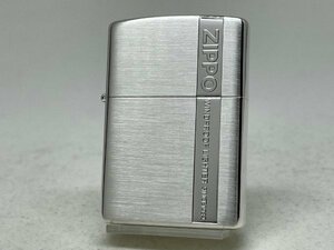 送料無料 ZIPPO[ジッポー]両面加工 Vertical Accent / SILVER (1) 2SS-VERZLINE