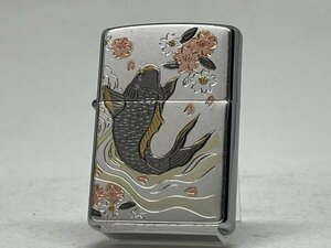 送料無料 ZIPPO[ジッポー]伝統工芸 電鋳板 鯉(こい)