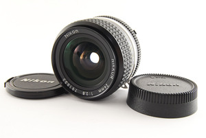 【美品】ニコン Nikon Ai-s Nikkor 24mm F/2.8 高級 広角 単焦点レンズ Fマウント 試写・動作確認済み！991012