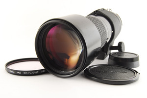 【訳あり】ニコン Nikon Ai-S NIKKOR ED 300mm f/4.5 高級 望遠 単焦点レンズ F マウント 試写・動作確認済み！995906