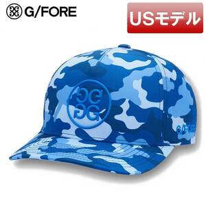 G/FORE CIRCLE GS CAMO SNAPBACK メンズ スナップバック キャップ 2022モデル G4AS22H01 USA直輸入品 ブルー