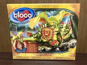 未使用 bloco Toys ブロコ トイズ ブロック 知育玩具 動物シリーズ ドラゴン 龍 竜 セット 柔らかい おもちゃ パズル 立体 知育 155ピース