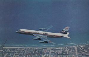 ♯BB5 絵葉書　JAL　CONVAIR 880M JET COURIER