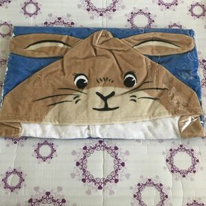 ピーターラビット フード付きタオル