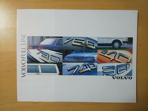 2452/ poster catalog VOLVO FULL LINE Volvo * full line-up 