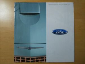 822/Ford　第35回東京モーターショーカタログ　全22P　2001年　フォード
