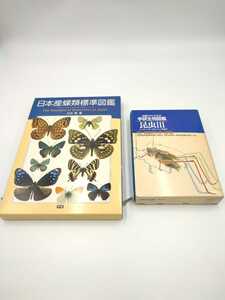 日本産蝶類標準図鑑　白水隆　学研　含む　図鑑2点セット　昆虫