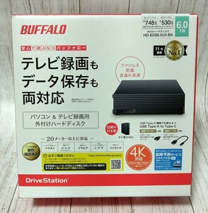 BUFFALO バッファロー外付けハードディスク HD-EDS6.0U3-BA