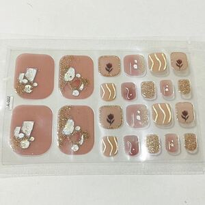 ジェルネイル風 ネイルシール フット 10