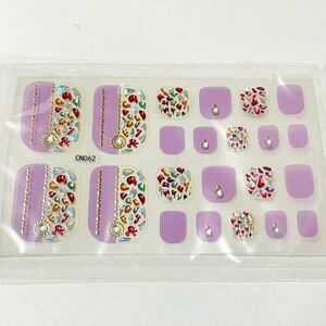 ジェルネイル風 ネイルシール フット 11
