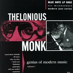 【輸入盤】Ｇｅｎｉｕｓ　ｏｆ　Ｍｏｄｅｒｎ　Ｍｕｓｉｃ　１／セロニアス・モンク