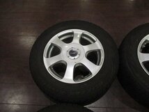 【大幅値下げ/最終処分】中古★ブリヂストン製 GlRO 15インチ スタッドレスタイヤ ホイール4本★195/65R15 6J 100/110/114.3マルチ 10H +45_画像3