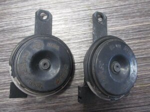 [ large price decline / last liquidation ] beautiful goods * Toyota original horn 2 piece set *86510-48070/86520-47010*DENSO made low pitch horn ND-012* Prius α remove 