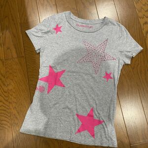  Rosebullet short sleeves T-shirt gray star Star 