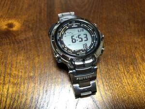 CASIO カシオ PROTREK プロトレック PRX-2000T-7JF マナスル 説明書 箱付き (中古)
