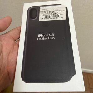 iPhone XS用 純正 レザーフォリオ ブラック