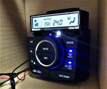 スペーシア カスタム MK42S　LED打ち換え済み エアコンパネル☆ 4WD車用_画像2