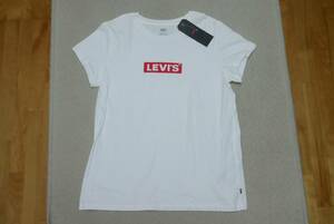 新品リーバイス17369-0903 XLサイズ 半袖 Tシャツ BOXロゴ ホワイト/白 LEVI'S ウィメンズ