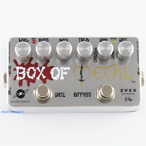 新品 ZVEX Z-vex Vexter Series Box Of Metal Distortion Pedal ジー ベックス ベクスター ボックス オブ メタル ディストーション ペダル