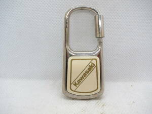 * that time thing Vintage KAWASAKI Kawasaki key holder white unused *