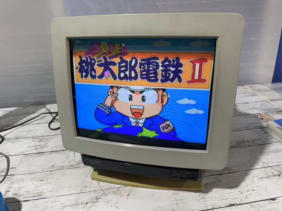 送140サイズ】NEC PC-TV455 15インチ RGB8ピン/RGB21ピン/アナログ9