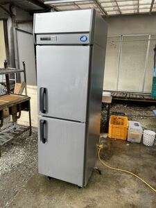 22D05-31：パナソニック Panasonic SRR-K661L 縦型冷蔵庫 2ドア W630×D660×H1850ｍｍ 単相100V 2017年製 冷蔵庫 業務用 中古