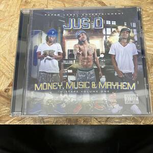 ● HIPHOP,R&B JUS D - MONEY, MUSIC & MAYHEM アルバム,G-RAP CD 中古品