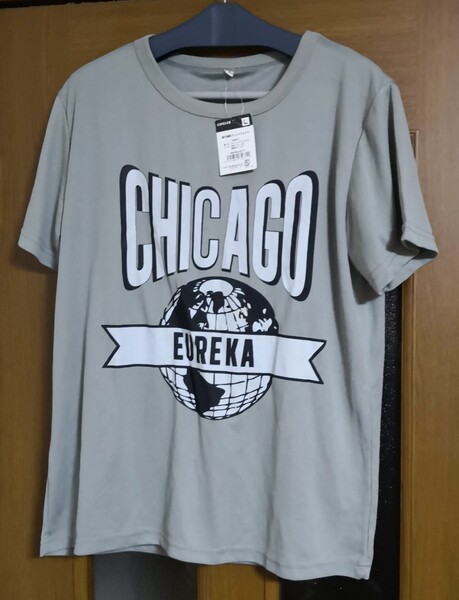 吸汗速乾半袖TシャツL グレー